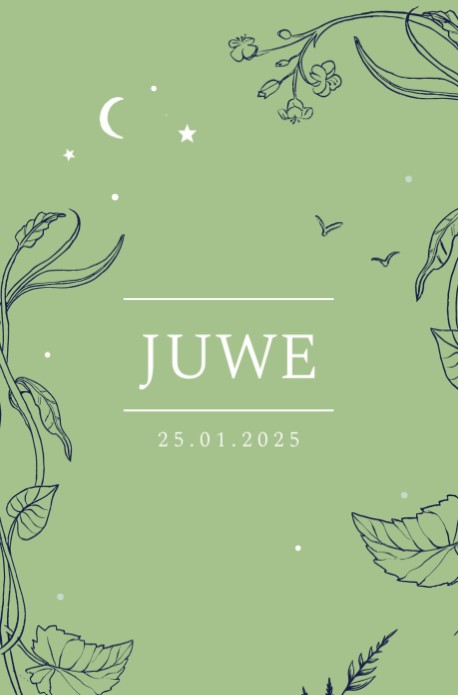 Geboortekaartje illustraties Juwe