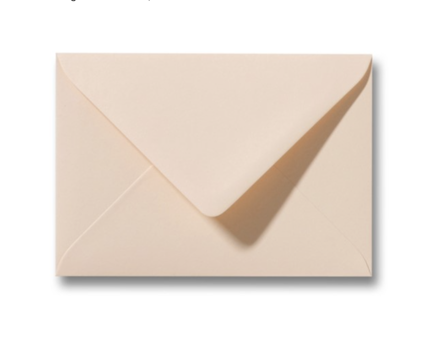 Envelop 11x15,6 abrikoos