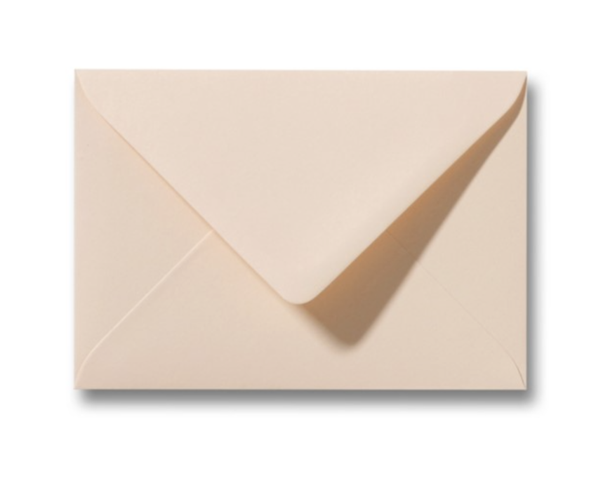 Envelop 12,5x17,6 abrikoos