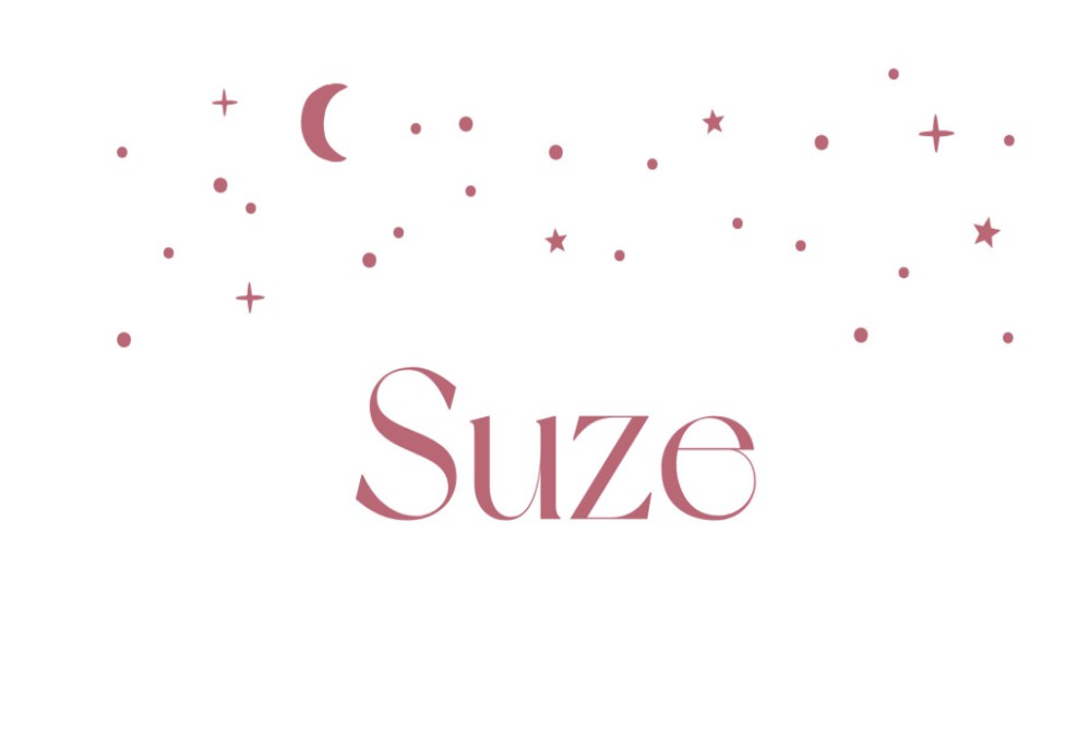Geboortekaartje Suze ruimte en sterren