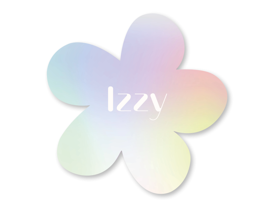 Geboortekaartje bijzondere vorm bloemvorm Izzy