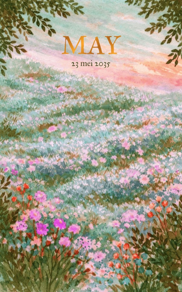 Klassiek geboortekaartje sprookjesstijl May