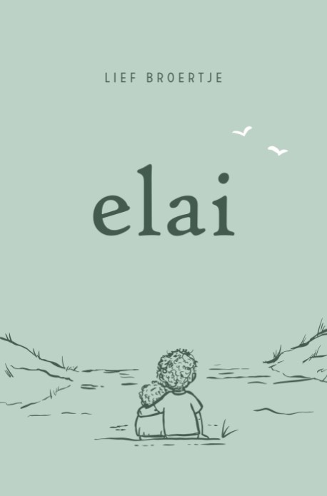 Geboortekaartje lijntekeningen jongen Elai