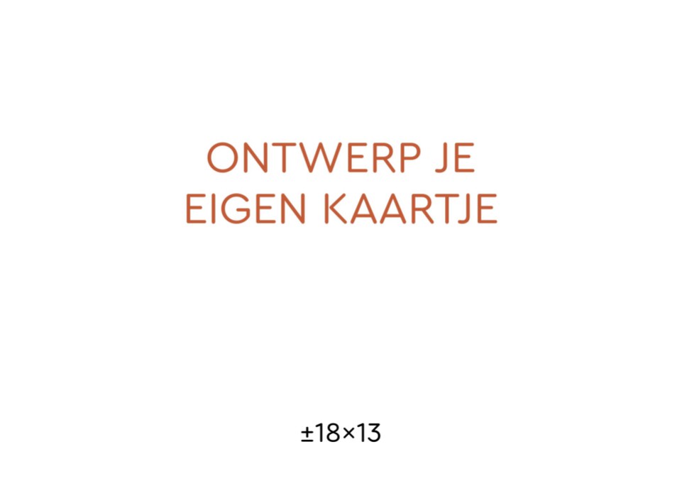 Maak je eigen ontwerp op handgeschept papier ±18x13