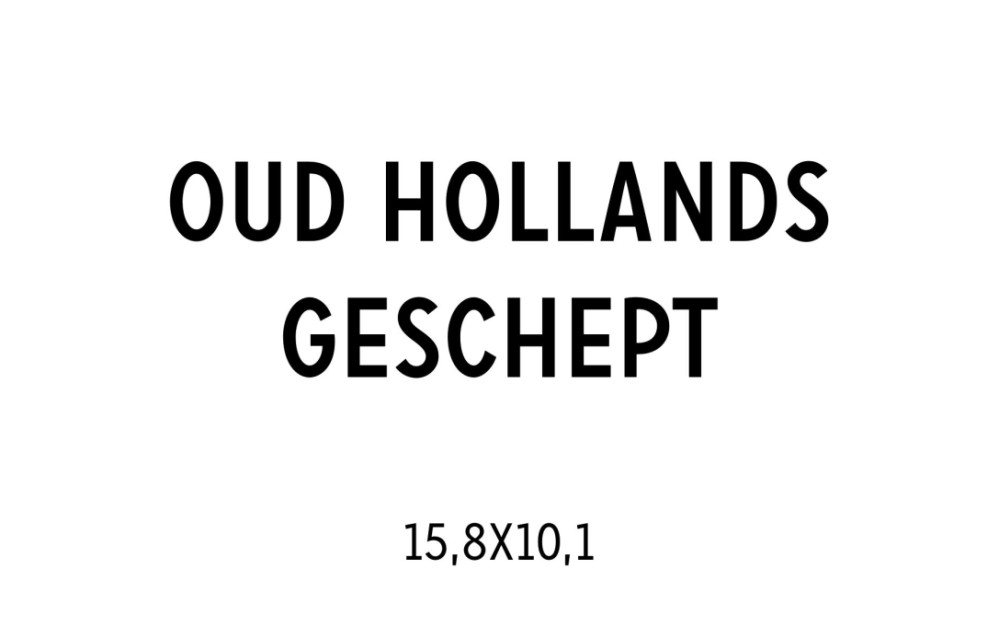 Oud Hollands 15,8X10,1 Enkele kaart