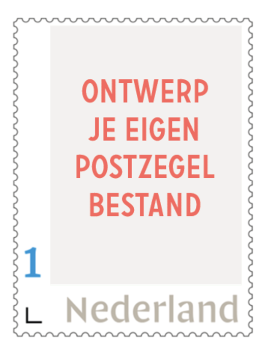 Ontwerp je eigen postzegel bestand