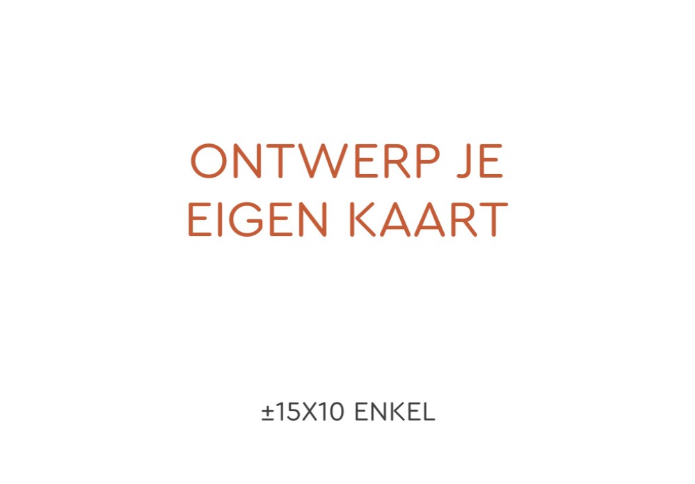 Maak je eigen ontwerp ±15,5x10,5
