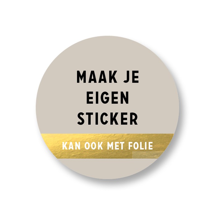Sluitsticker DIY - ontwerp zelf je sluitsticker met folie