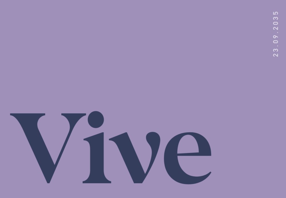 Geboortekaartje Vive