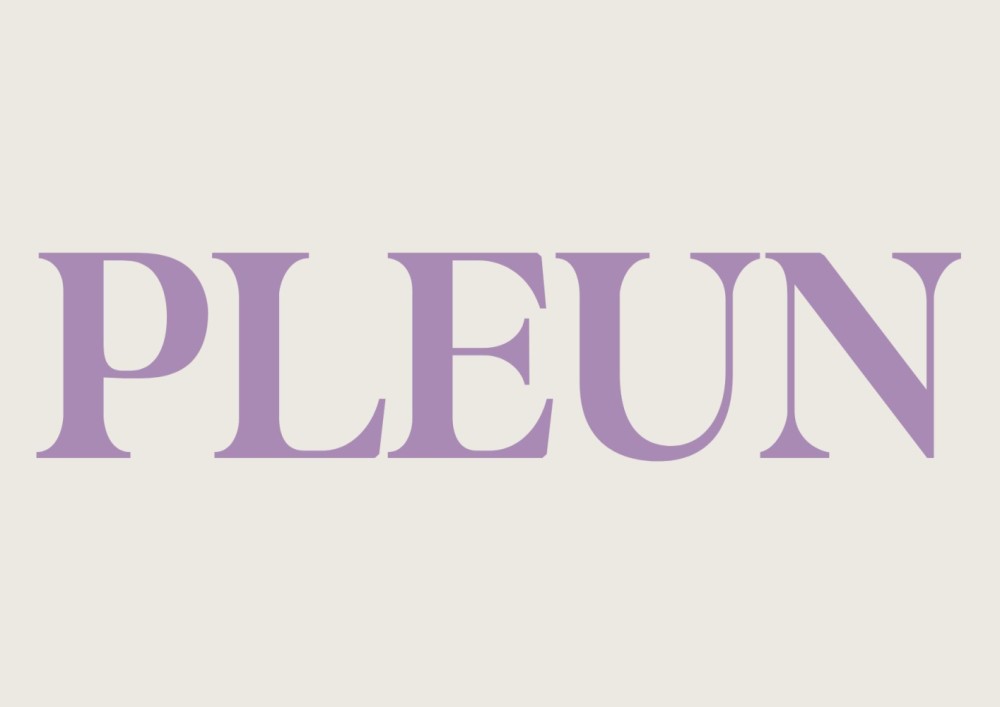 Stoer geboortekaartje met naam groot Pleun