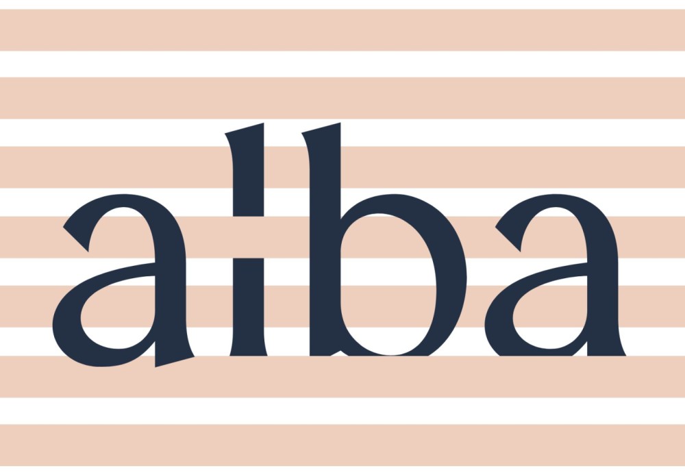 Stoer kleurrijk geboortekaartje Alba